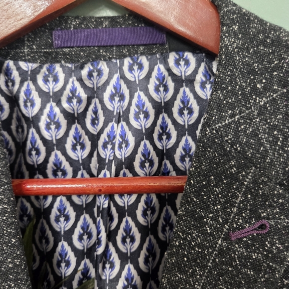 Ted Baker Mens Wool 2 Button Classic Blazer Size 2 36 US Career Office Designer - Picture 9 of 16